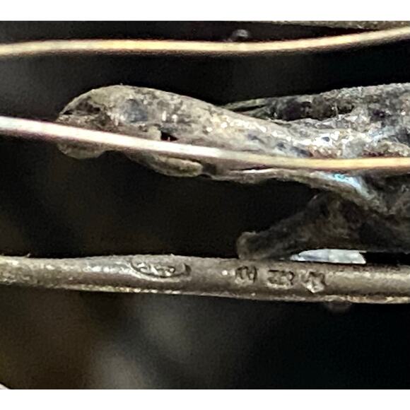 Vintage Sterling Silver Miniature Cinderella's Horse Drawn Pumpkin Carriage 47g - Picture 10 of 11